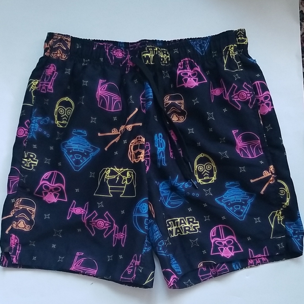 Star Wars Black Print Short Size S